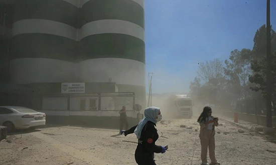 explosion de silos de ble en Turquie