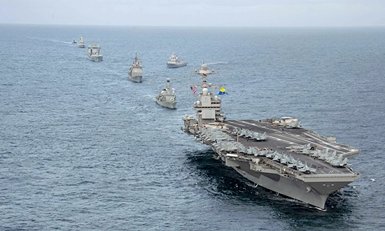 flotte US Navy en route vers Israel
